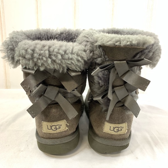 UGG Other - UGG Bailey Bow Boots in Grey